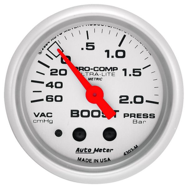ULTRA-LITE 2-1/16" BOOST/VAC  60 CM/HG - 2.0 BAR, MECH, 10FT