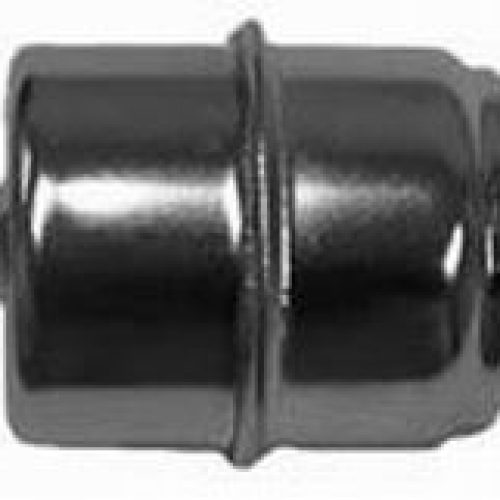 CHROME FUEL FILTER – 3/8 IN – OUT EARLIER GM STYLE