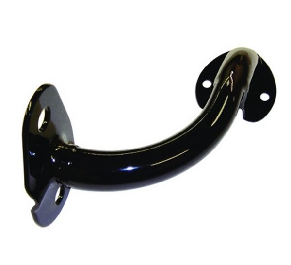 1932 TAIL LAMP STANDS  LHS    BLACK PAINTED