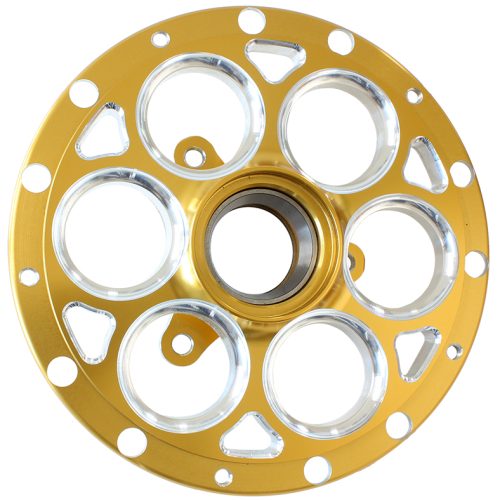SPRINT MIDGET HUB LEFT GOLD   – STRAIGHT SHAFT