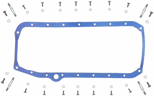 SBC OIL PAN 1 PIECE GASKET    57 - 74 SUMP GASKET EARLY