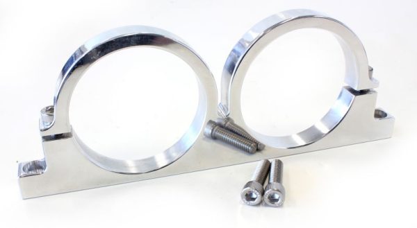AEROFLOW BILLET DUAL BRACKET  FOR 2.5" DIAM FILTER AF64-2150