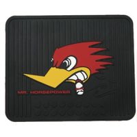 CLAYSMITH RUBBER MAT (EACH)   BLACK W/ WOODPECKER LOGO