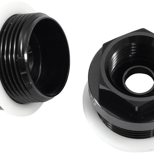 HOLLEY CARB INLET FITTING     BLACK MALE 7/8-20″ TO 5/8-18″