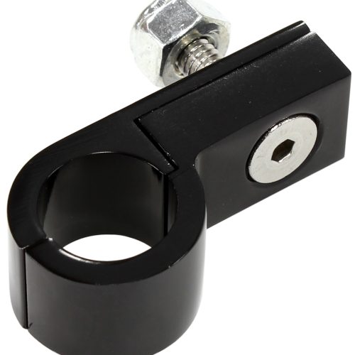 BILLET P STYLE CLAMP -8 HOSE  BLACK 16MM ID OR 5/8″ ID