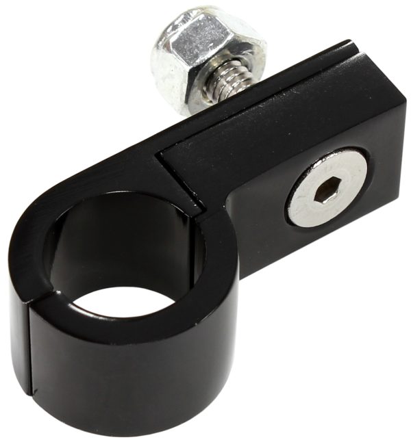 BILLET P STYLE CLAMP -8 HOSE  BLACK 16MM ID OR 5/8" ID