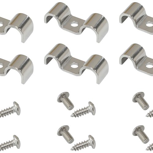 DUAL HARDLINE CLAMPS 1 X 5/16″AND 1 X 3/8″ *DUAL SIZES* 6pk