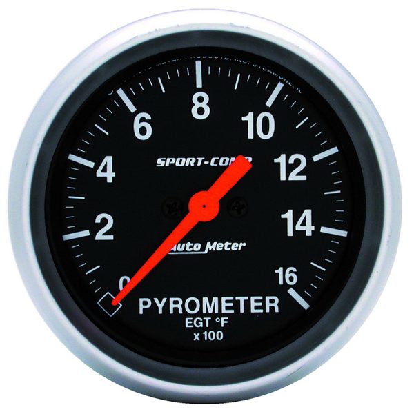 SPORT-COMP 2-5/8" PYROMETER   0-1600°F, FS ELECT, 10' PROBE
