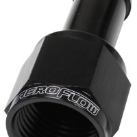 FEMALE -6AN TO 5/16" BARB     BLACK WITH TUBE NUT