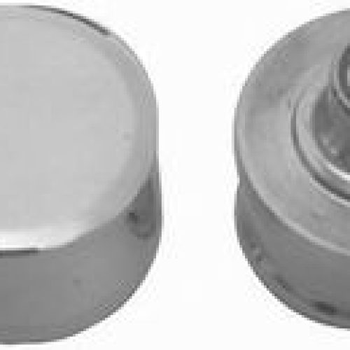 ALUMINIUM PCV VALVE 1 NECK    POLISHED BREATHER