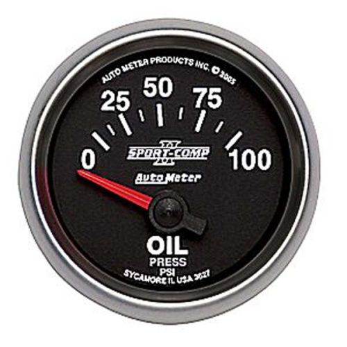 2-1/16 OIL PRESS, 0-100 PSI,  2-1/16  SPORT-COMP II