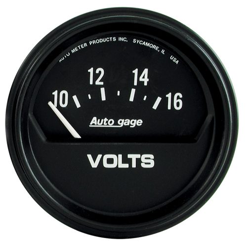 AUTOGAGE 2-5/8 VOLTMETER      10-16 VOLTS, ELECTRIC GAUGE