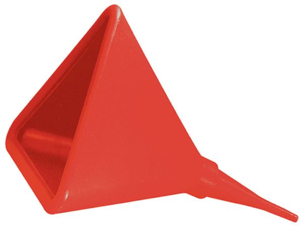 16 TRIANGULAR FUNNEL          22 LONG WITH TAPERED SPOUT