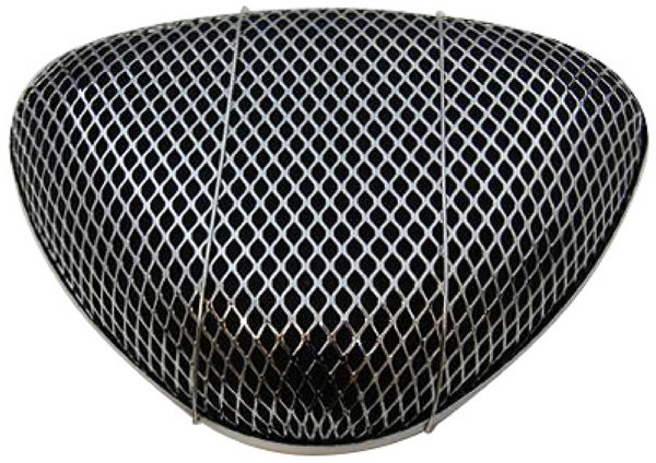 SUPER FLOW FOAM AIR CLEANER   5-1/8" CHROME TRIANGLE MESH