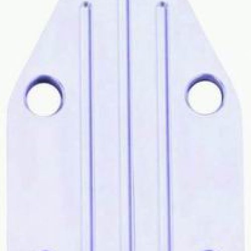 POLISHED ALLOY SBC FUEL PUMP  BLOCK OFF PLATE BALL MILLED