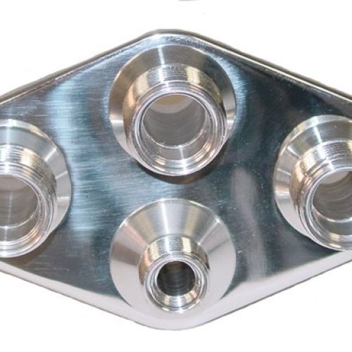 VINTAGEAIR STREAMLINE BULKHEAD4 WAY DIAMOND -6 -10 AC/HEATER