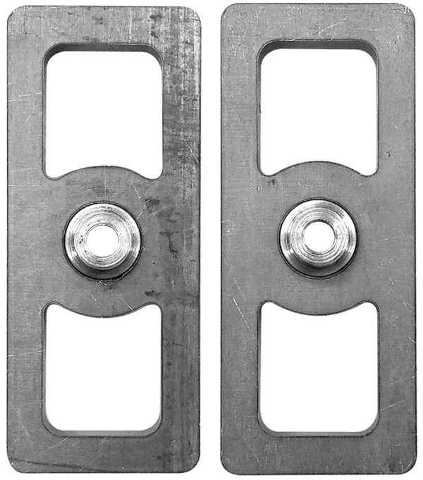 LOWERING BLOCKS, 1/2" THICK   1/2" PIN, STACKABLE (PAIR)