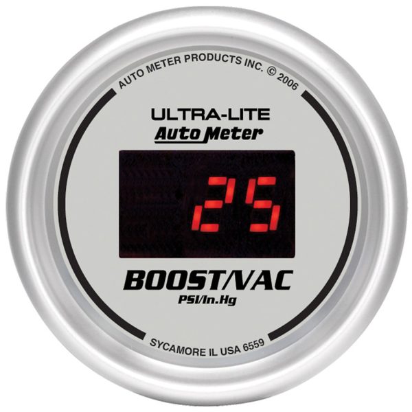 ULTRA-LITE DIGITAL BOOST / VAC2-1/16", 30IN/HG - 30PSI, ELEC