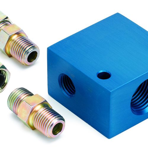 TRANS TEMP GAUGE MANIFOLD     FOR 3/8″ TUBE INLINE SENDER