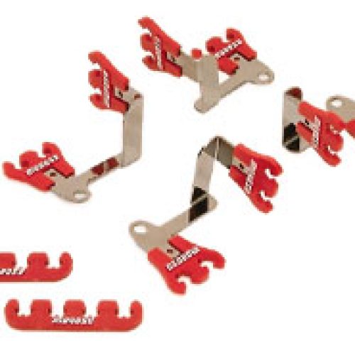 SPARK PLUG B/B CHEV LEAD HOLDESHOW CAR KIT RED  7-9MM LEADS