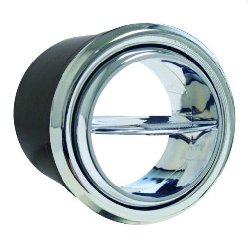VINTAGE AIR THRU DASH VENT    ROUND *ALL CHROME*