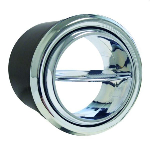 VINTAGE AIR THRU DASH VENT    ROUND *ALL CHROME*