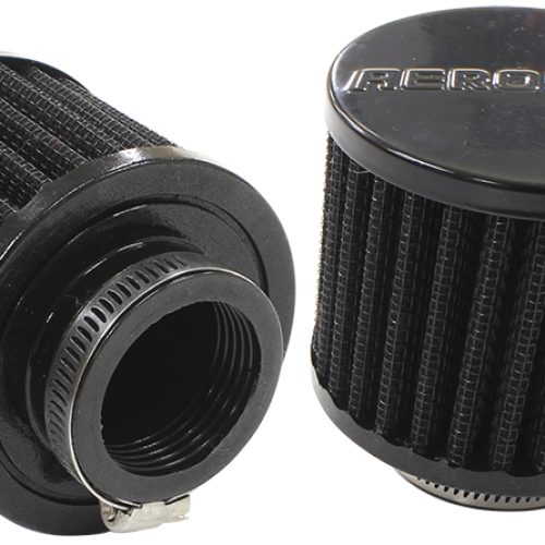 1-3/8″ UNIV CLAMP ON FILTER   3″ O.D,2-1/2″ H, BLACK TOP