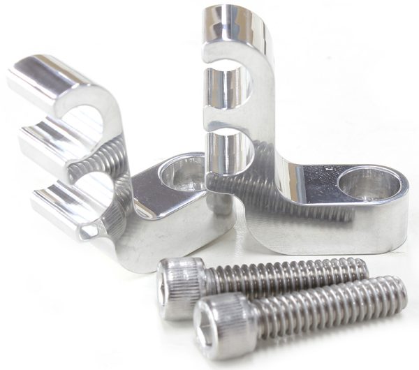 POLISHED 2 WIRE LEAD SEPARATORBOLT INTO VALVE COVER PAIR
