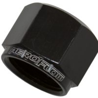 FLARE CAP FEMALE -8AN         BLACK -8AN FEMALE BLANK OFF