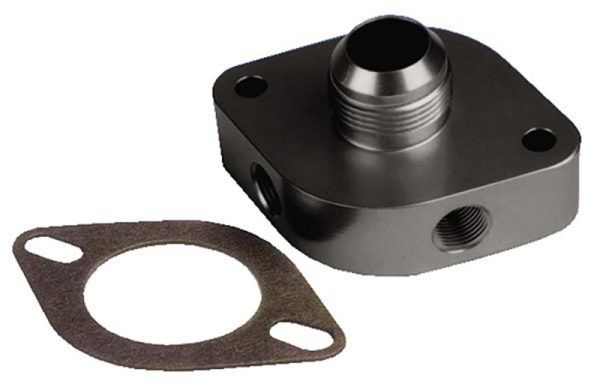 MOROSO BOLT-ON -16 AN WATER   OUTLET *THERMOSTAT* SB-BB CHEV