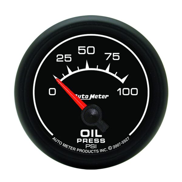 ES SERIES 2-1/16" OIL PRESSURE0-100PSI, SHORT SWEEP ELECTRIC