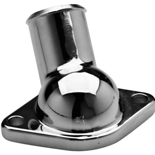 CHROME THERMOSTAT COVER CHEV  MIDDLE 45 DEG 1955-65 CHEV