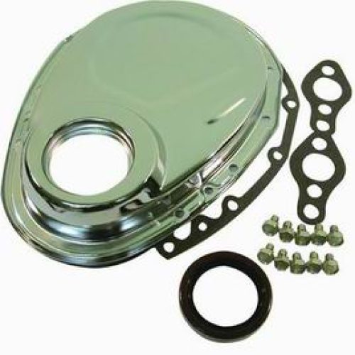 SB CHEV TIMING COVER CHROME   STEEL INC GASKETS AND SEALS