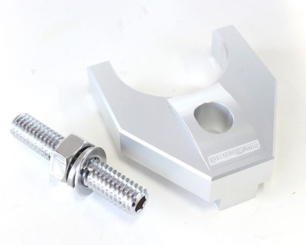 BILLET DISTRIBUTOR HOLD DOWN  SILVER LARGE V2 WINDSOR & 351C