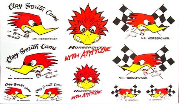 CLAY SMITH ASSOR STICKER SHEETMR HORSEPOWER ASSORTED PACK