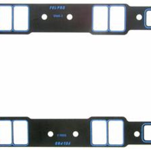 SB CHEV 350 STEEL CORE INTAKE GASKETS MED PORT 1.34 X 2.21