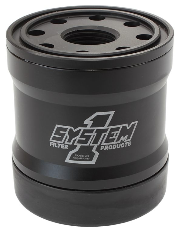 BILLET BLK SPIN ON OIL FILTER METRIC THREAD KIT 3" x 3-3/4"