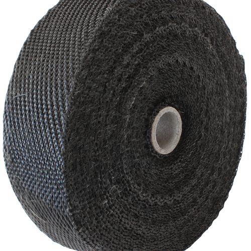 EXHAUST INSULATION WRAP2″X50FT50 FOOT BLACK TITANIUM ROLL