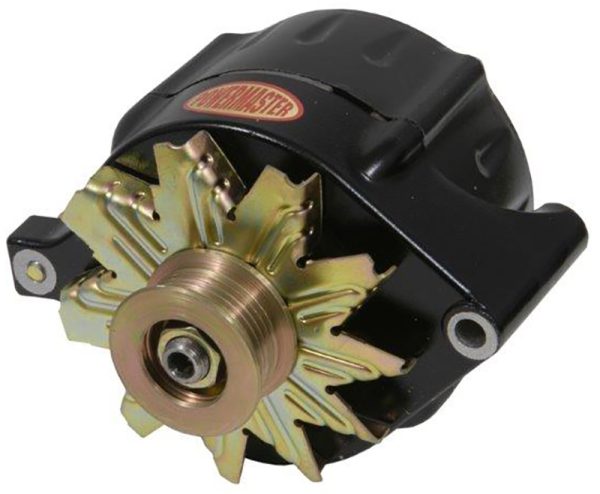 POWERMASTER ALT FORD 150 AMP  6 GROOVE BLACK FINISH SMOOTH