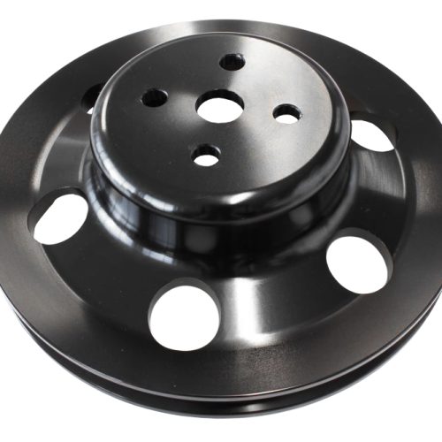 BILLET WATER PUMP V PULLEY    BLACK SUIT 302 351C FORD