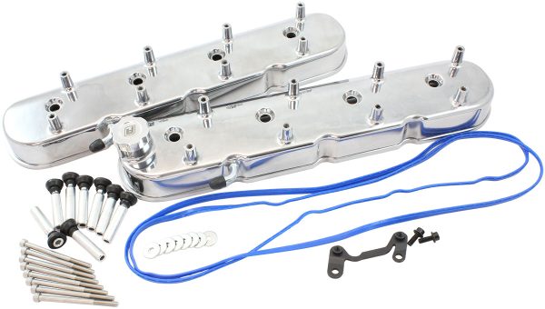 GM LS FACTORY VALVE COVERS    CAST TALL HEIGHT POLISHED