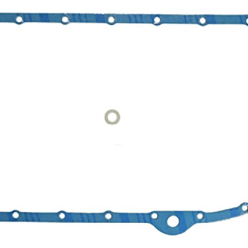 SBC OIL PAN GASKET SET        STEEL CORE, **NOTES**