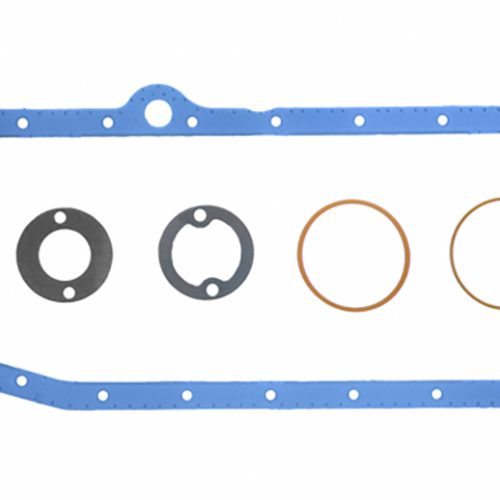SBC OIL PAN GASKET SET        (86-ON) 1 PIECE RUBBER