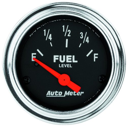 TRAD CHROME 2-1/16″ FUEL LEVEL0-90 OHM, SHORT SWEEP ELECTRIC