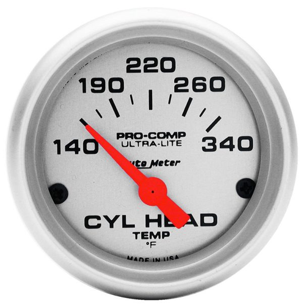 ULTRA-LITE 2-1/16" C/HEAD TEMP140-340°F, SHORT SWEEP ELECT