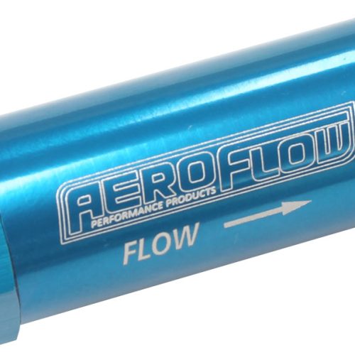 -4AN TURBO INLINE OIL FILTER  BLUE 30 MICRON WASHABLE