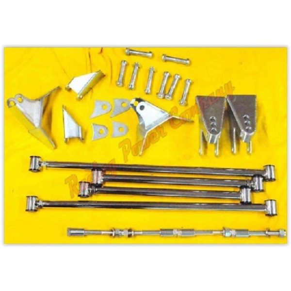 1932 FORD TRIANGULATED 4 LINK KIT. STAINLESS