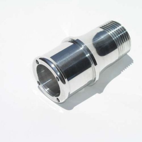 1-1/2″ SHORT HOSE FITTING     SUIT ELECT WATER PUMP POLISHED