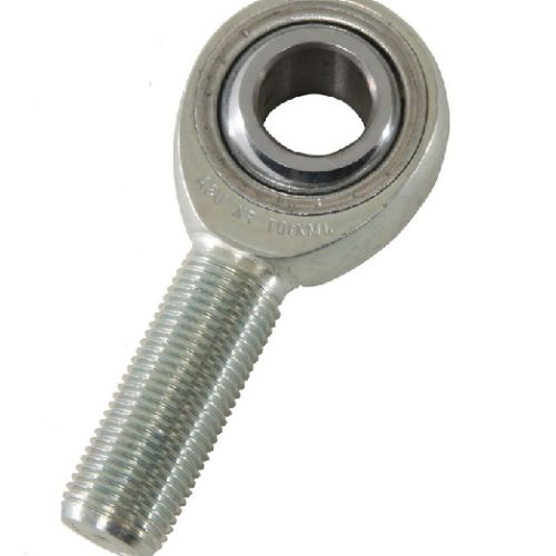 CHROME MOLY ROD END 7/16-20   R/H MALE  DRAG RACING (ZINC)
