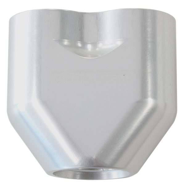 AEROFLOW -10AN TO 2x-8AN      FEMALE ORB U BLOCK SILVER